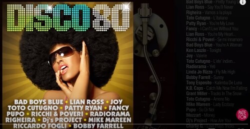 DISCO-80 /Various artists/ 25 ORIGINAL HITS OF THE 80'S