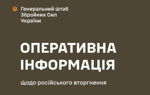 Оперативна інформація  станом на 06.00 10 грудня 2023 року щодо російського вторгнення