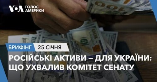 Брифінг. Російські активи — для України: що ухвалив комітет Сенату